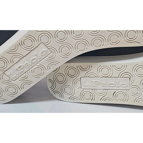 Linea Paolo Faith Wedge 8M Leather Sneaker Boot Women's Black Classic Chic - Picture 9 of 9